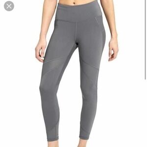 Athleta Stealth Mesh 7/8 Tight Dark Gray Small